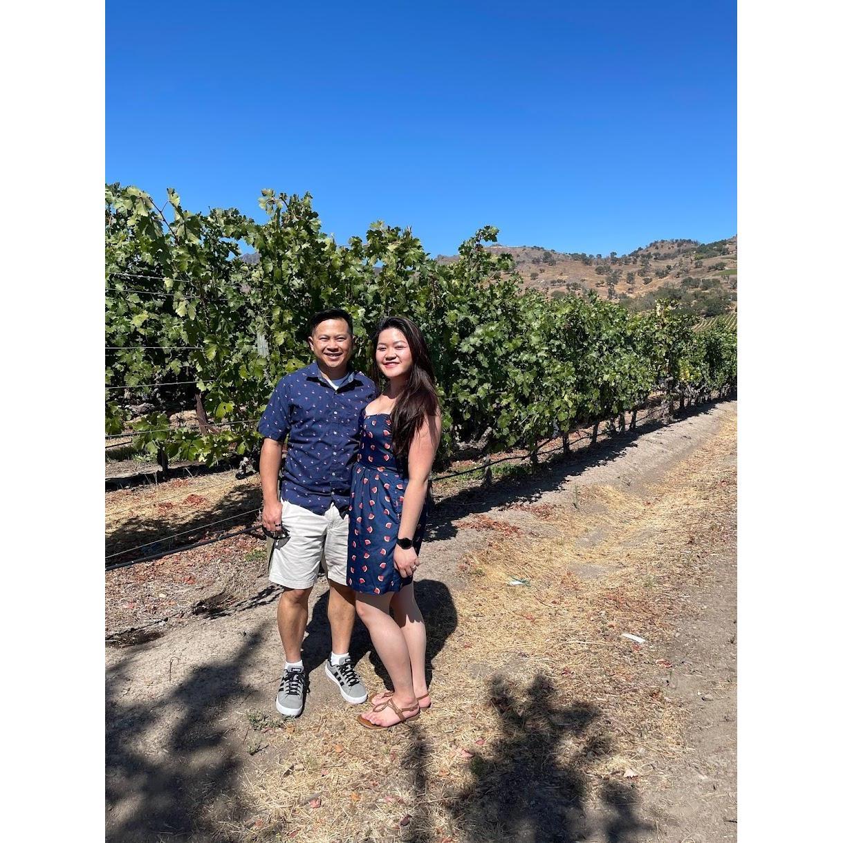 We also have a vineyard in our backyard. Grapes for days!