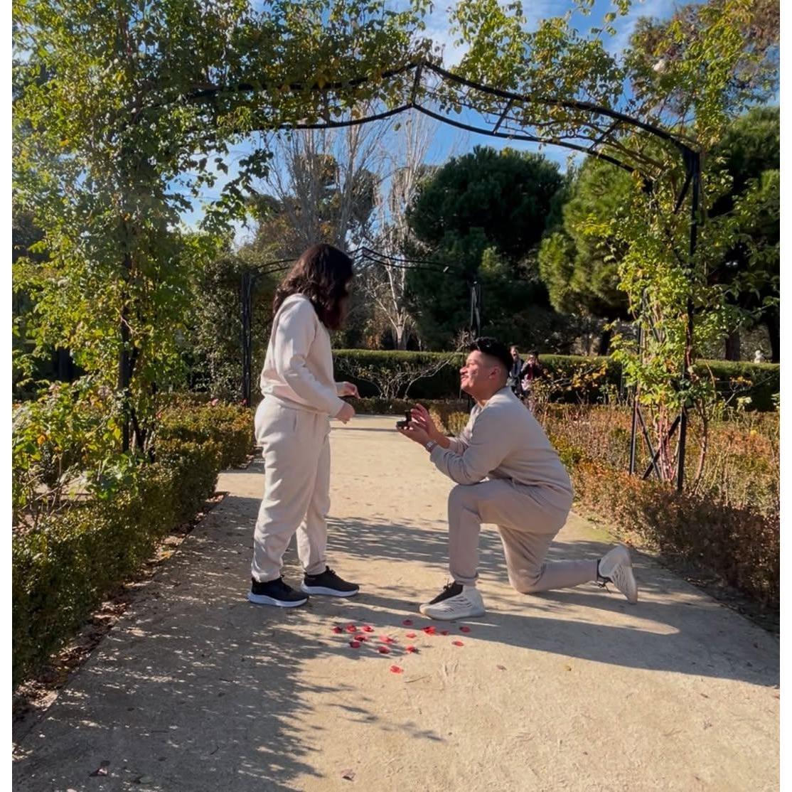 She said Yes!