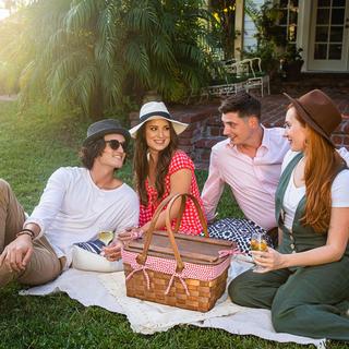 Kansas Handwoven Picnic Basket