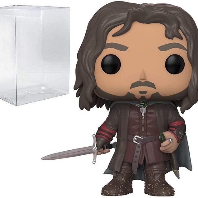 Funko Pop! Movies: The Lord of The Rings - Aragorn Vinyl Figure (Bundled with Pop Box Protector Case)