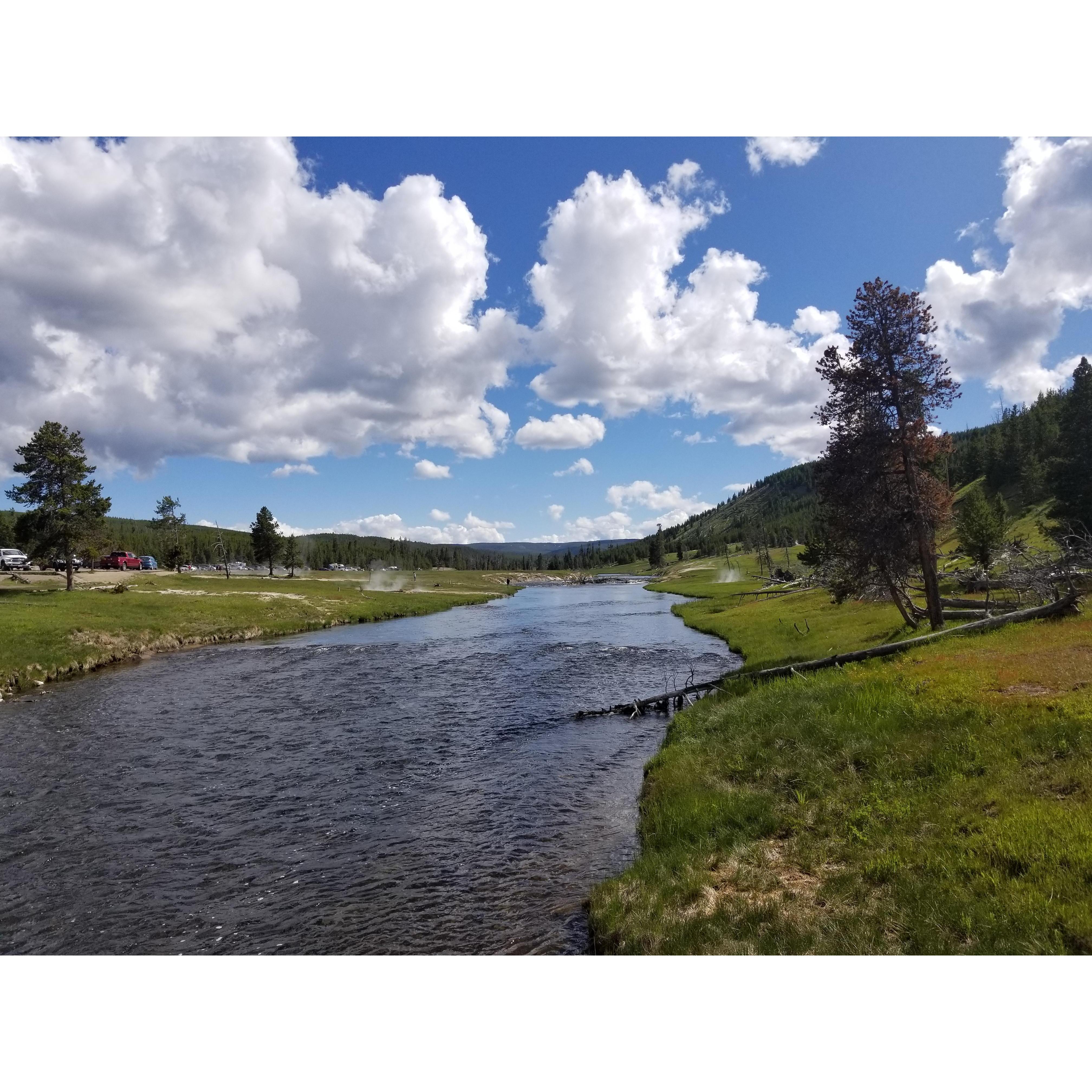 Cross country road trip to Seattle; Yellowstone National Park