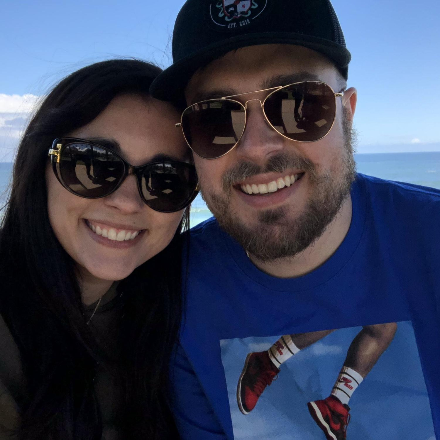 This was taken on our trip to San Diego in March, 2022. Can you tell we love California?