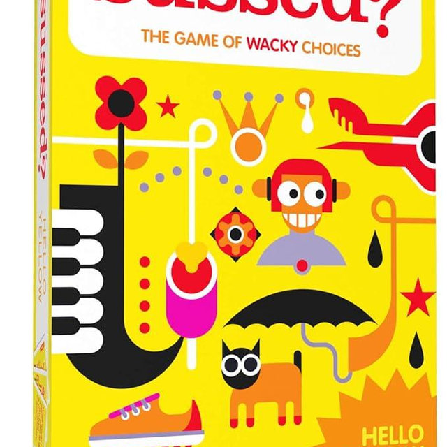 SUSSED The Game of Wacky Choices - Card Game for Kids & Families Who Love Social Board Games - Great Travel Conversation Cards - Hello Yellow Deck