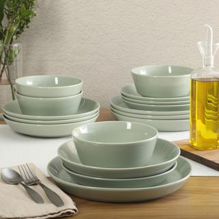 Summer Shades 16-Piece Dinnerware Set, Service for 4