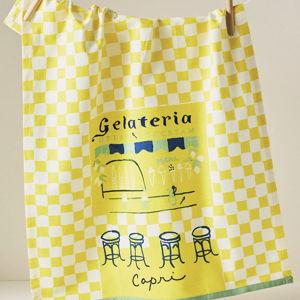 Phthalo Ruth Capri Cotton Dish Towel