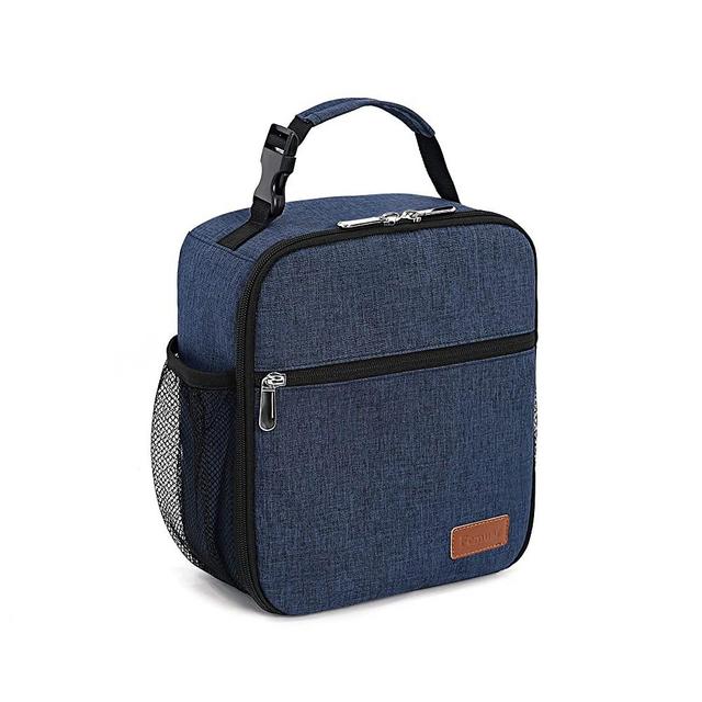 Lunch Box for Men Women Adults Small Lunch Bag for Office Work School - Reusable Portable Lunchbox, Blue