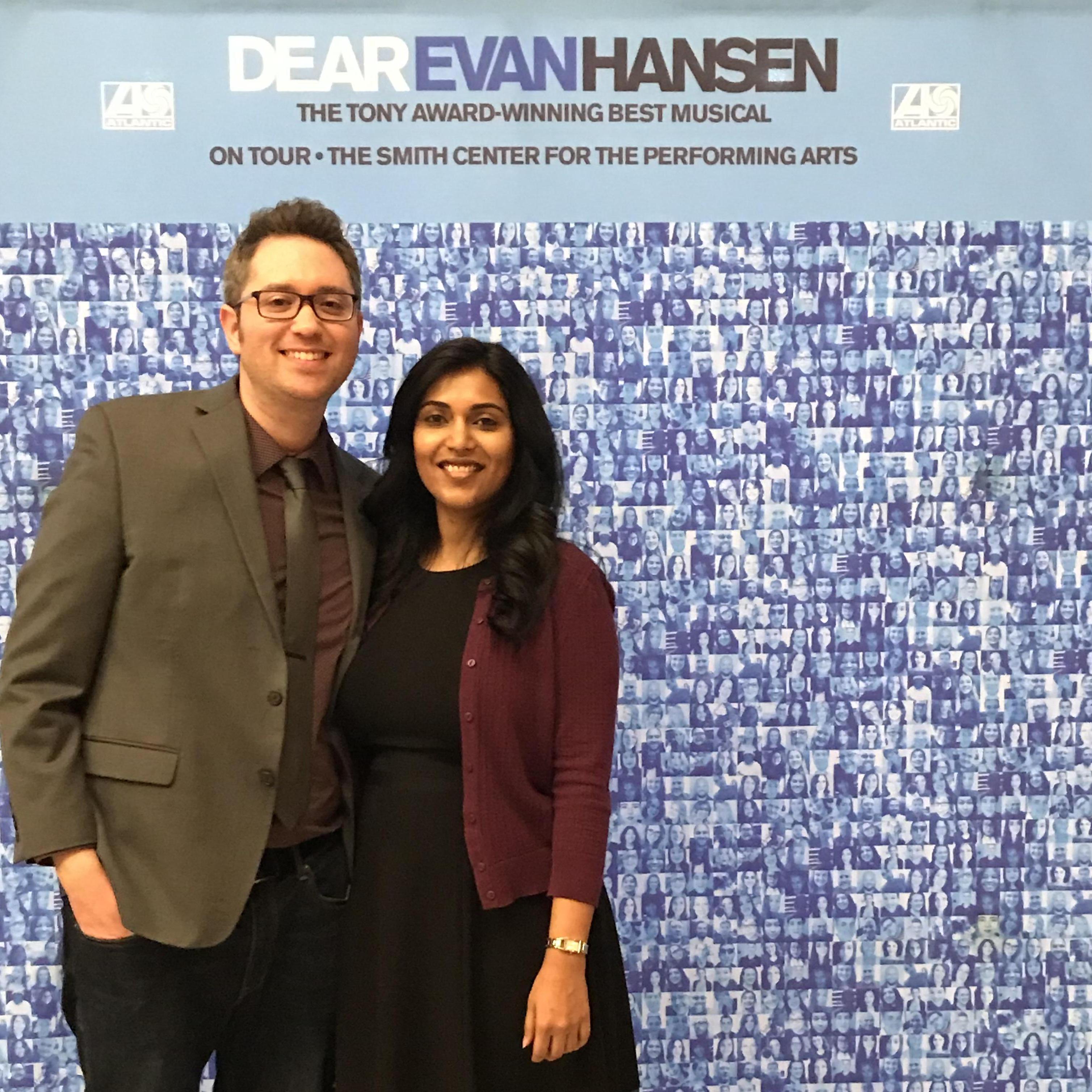 Our first Broadway show together