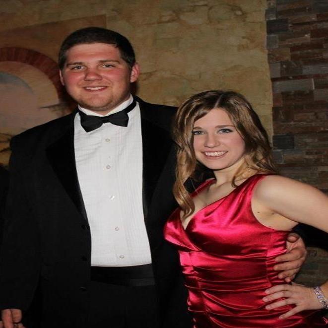 Our first fraternity function that we attended together