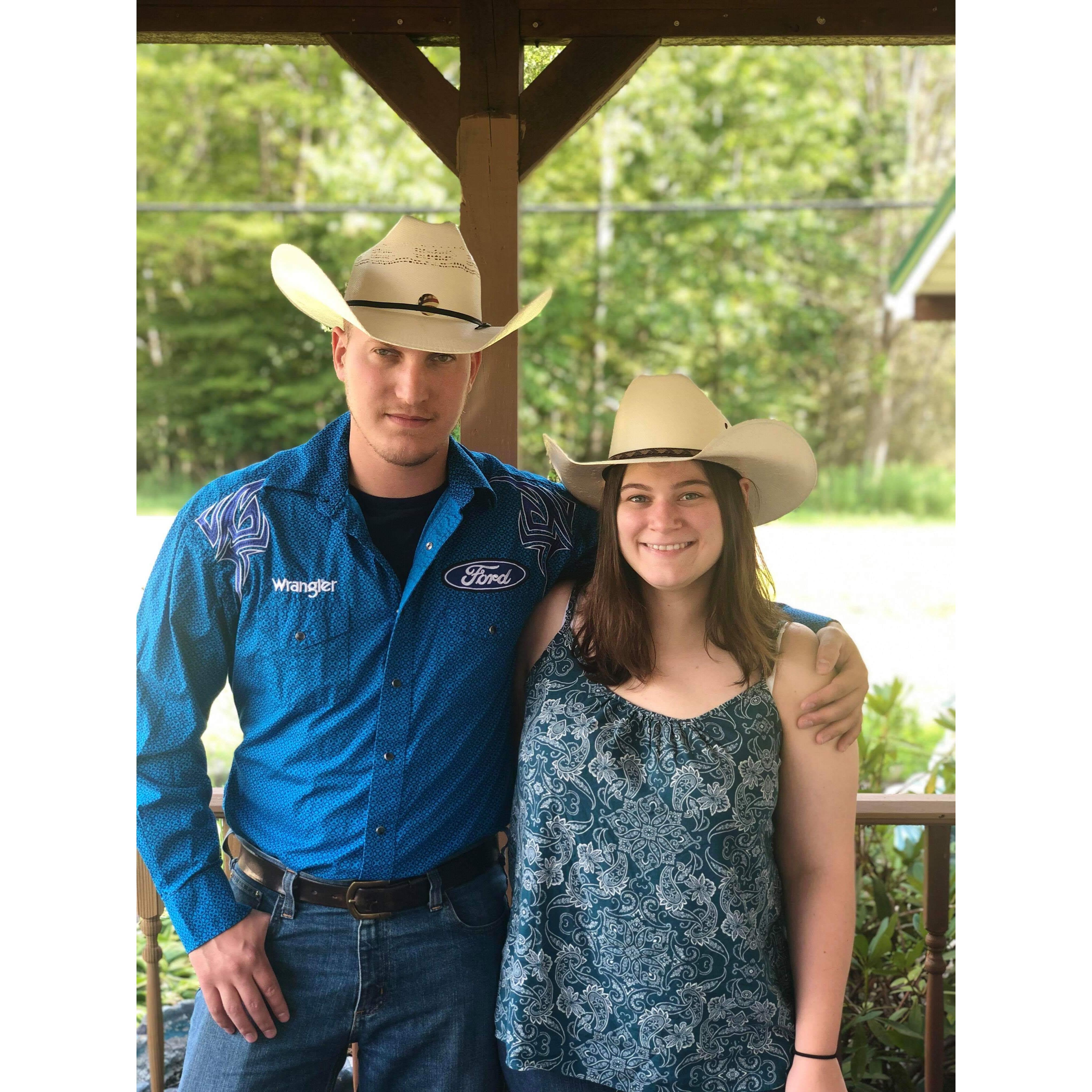 We were ready for the Flying W Rodeo.