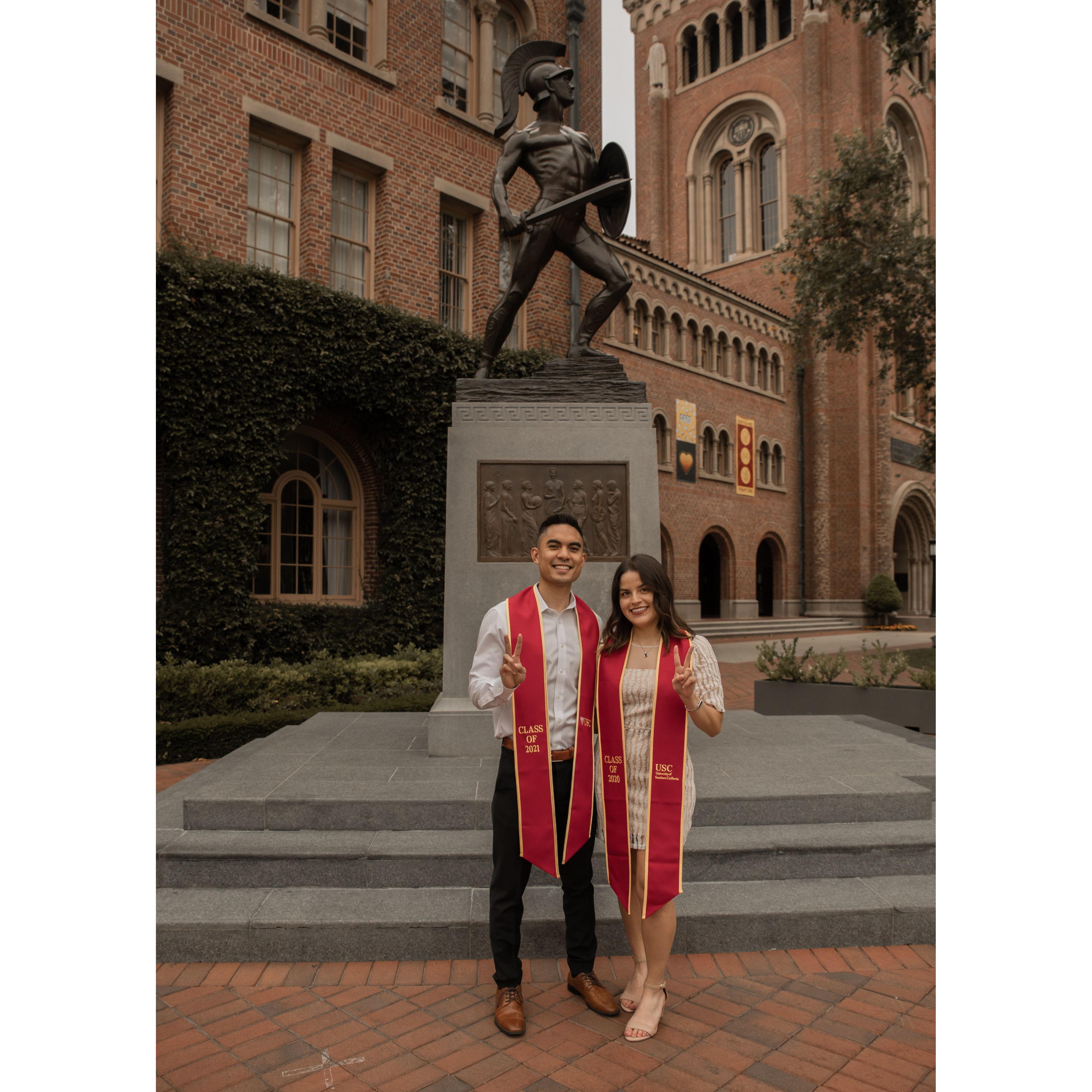 We took master's pictures together! Angie is such a great photographer.