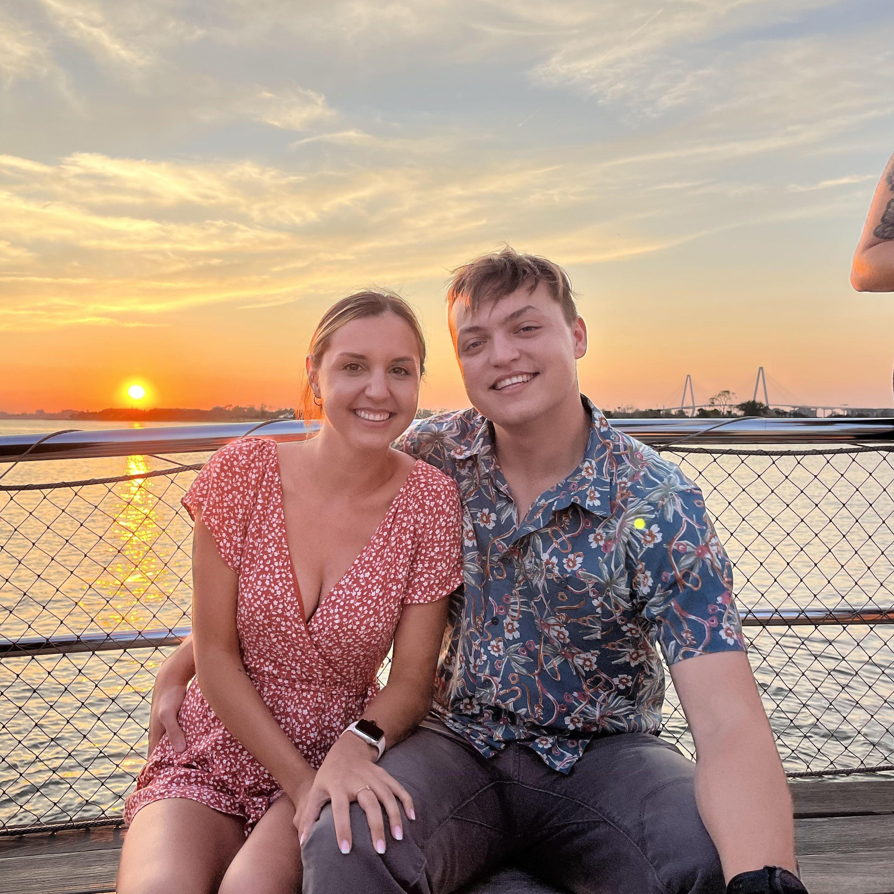 Sunset cruise in  Shem's Creek