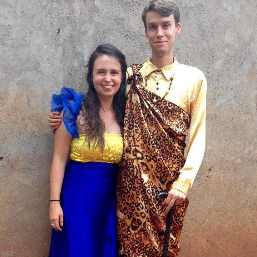The first wedding we attended together, back in Rwanda