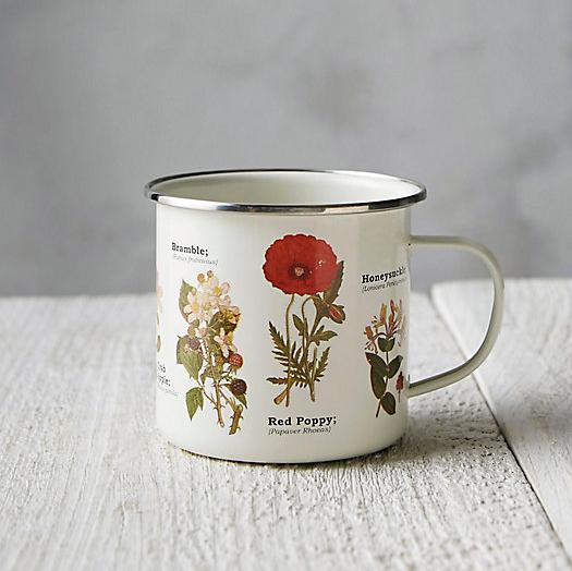 Enamel Wildflower Mug