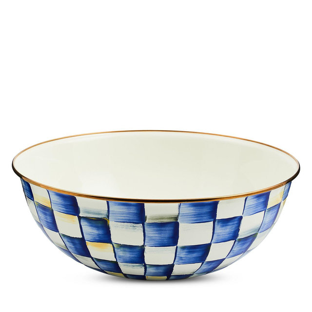 Mackenzie-Childs Royal Check Extra Large Everyday Bowl
