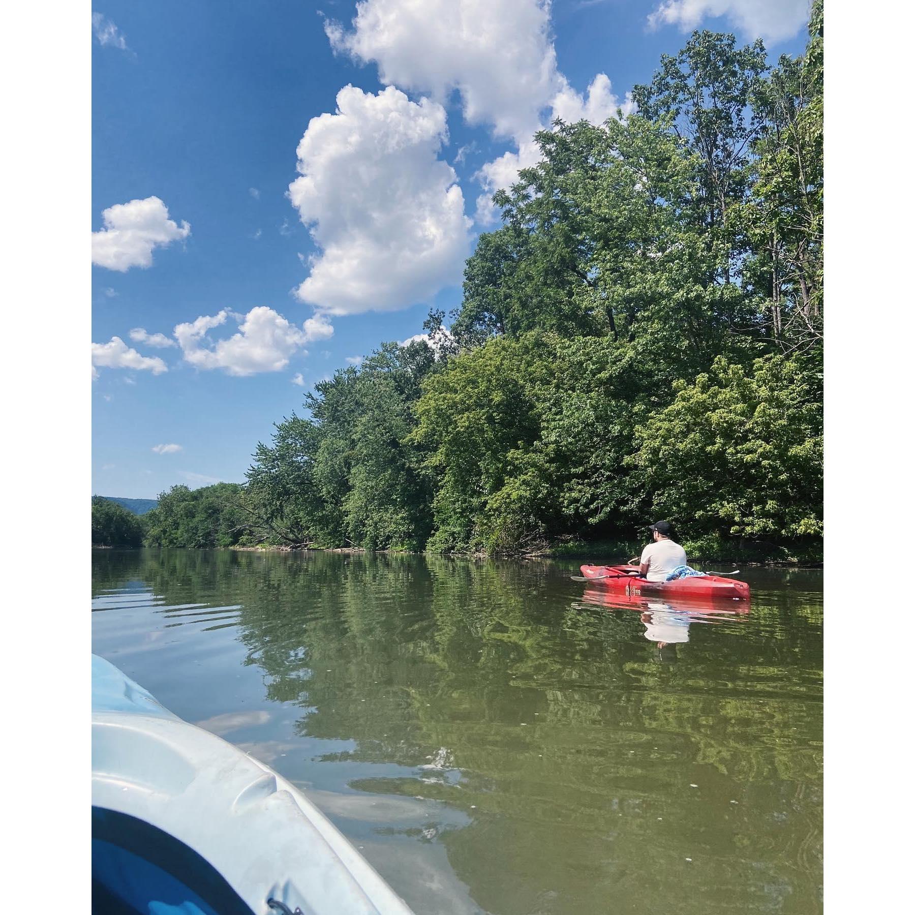 kayaking for 4th of July '21