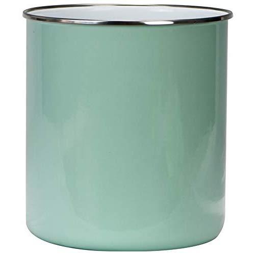 Reston Lloyd Model 82692 Large Enamel-on-Steel Utensil Jar/Holder, Seafoam