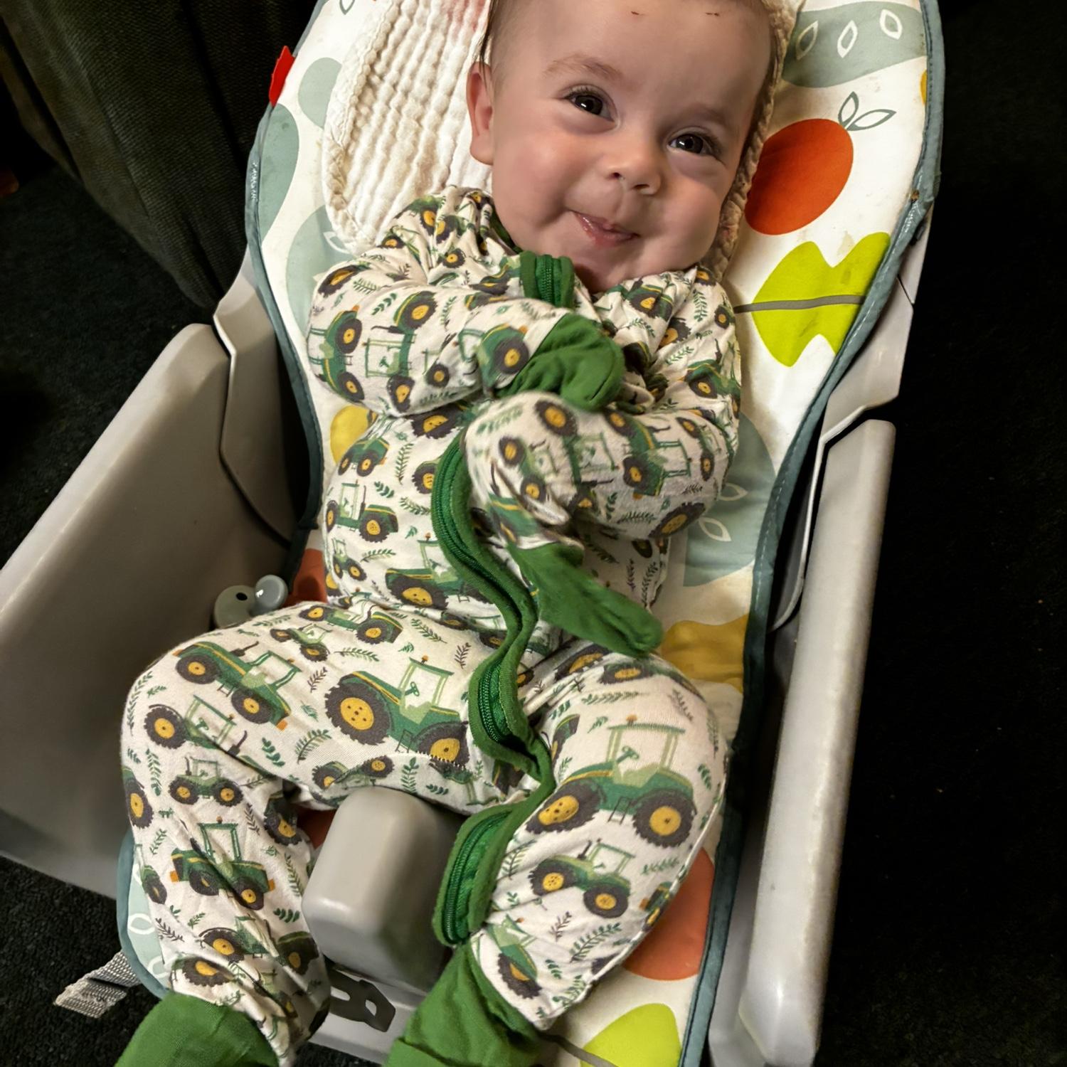 Someone is a charmer. Ladies watch out for this cutie!