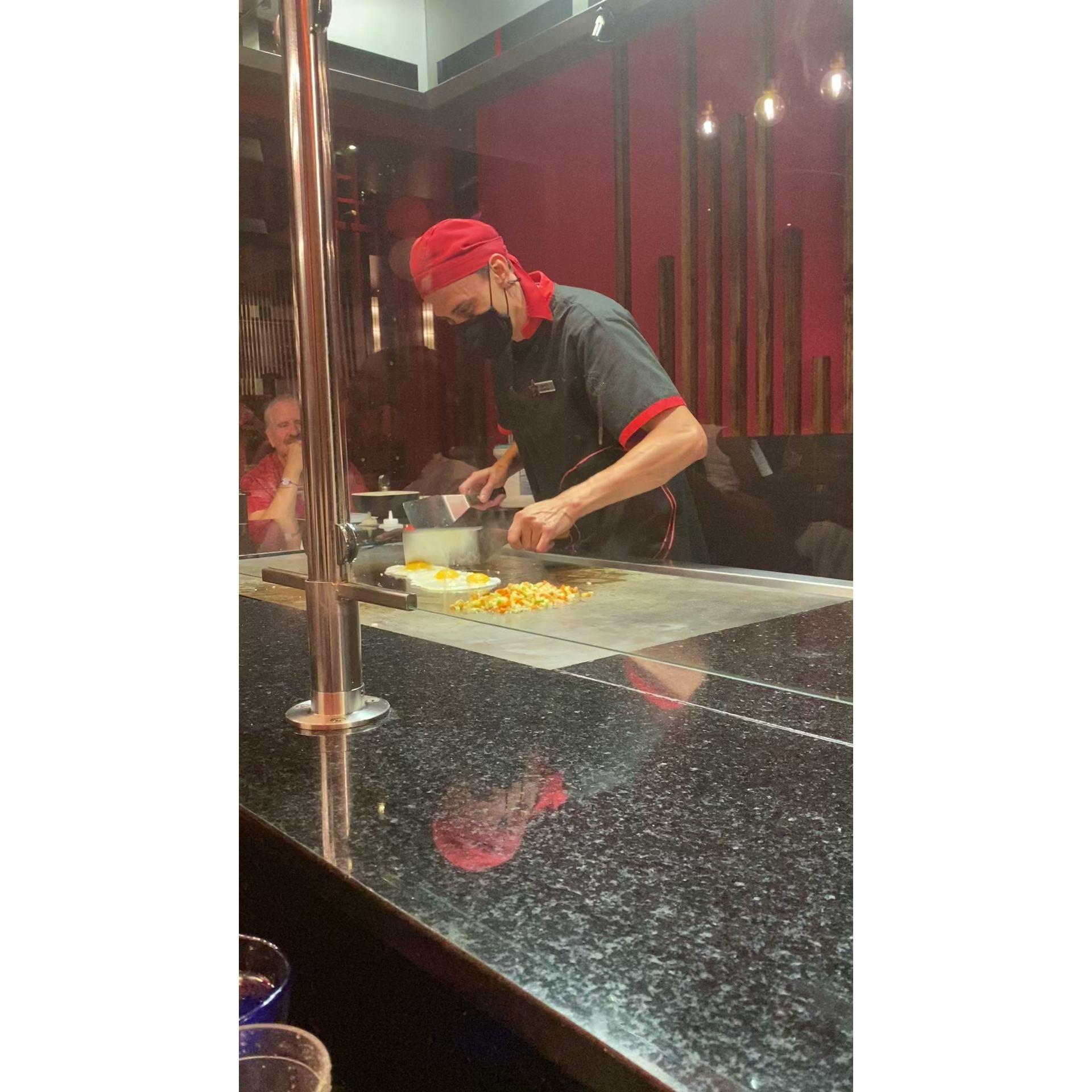 Hibachi Experience 10 10 we do recommend. 