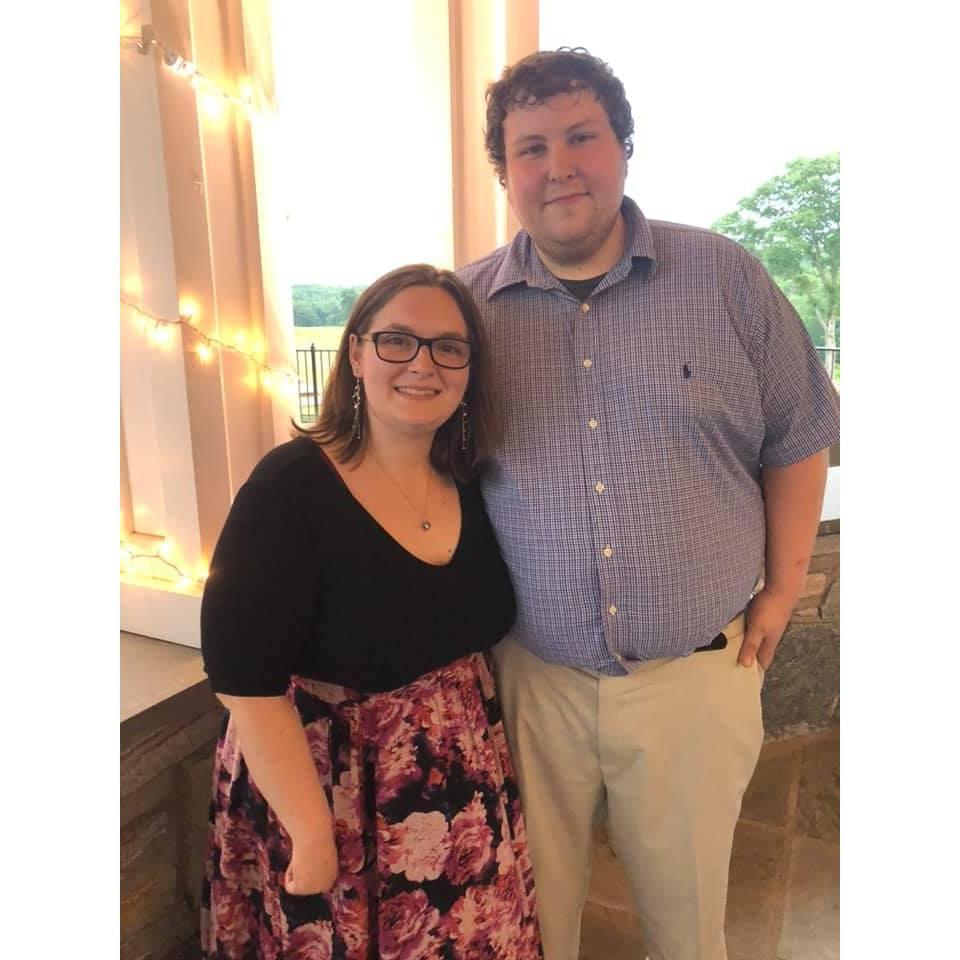 Our first wedding together