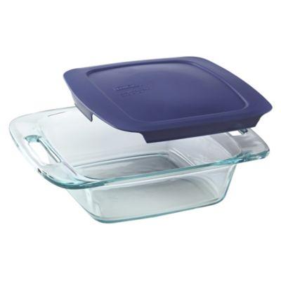 Pyrex® Easy Grab® Square Baking Dish with Blue Lid