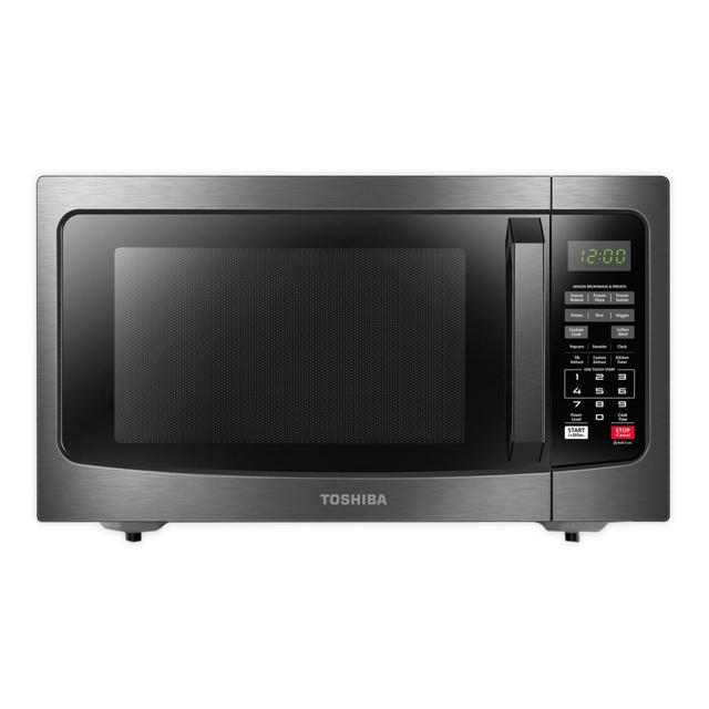 Toshiba® 1.2 cu. ft. Microwave Oven in Black Stainless Steel