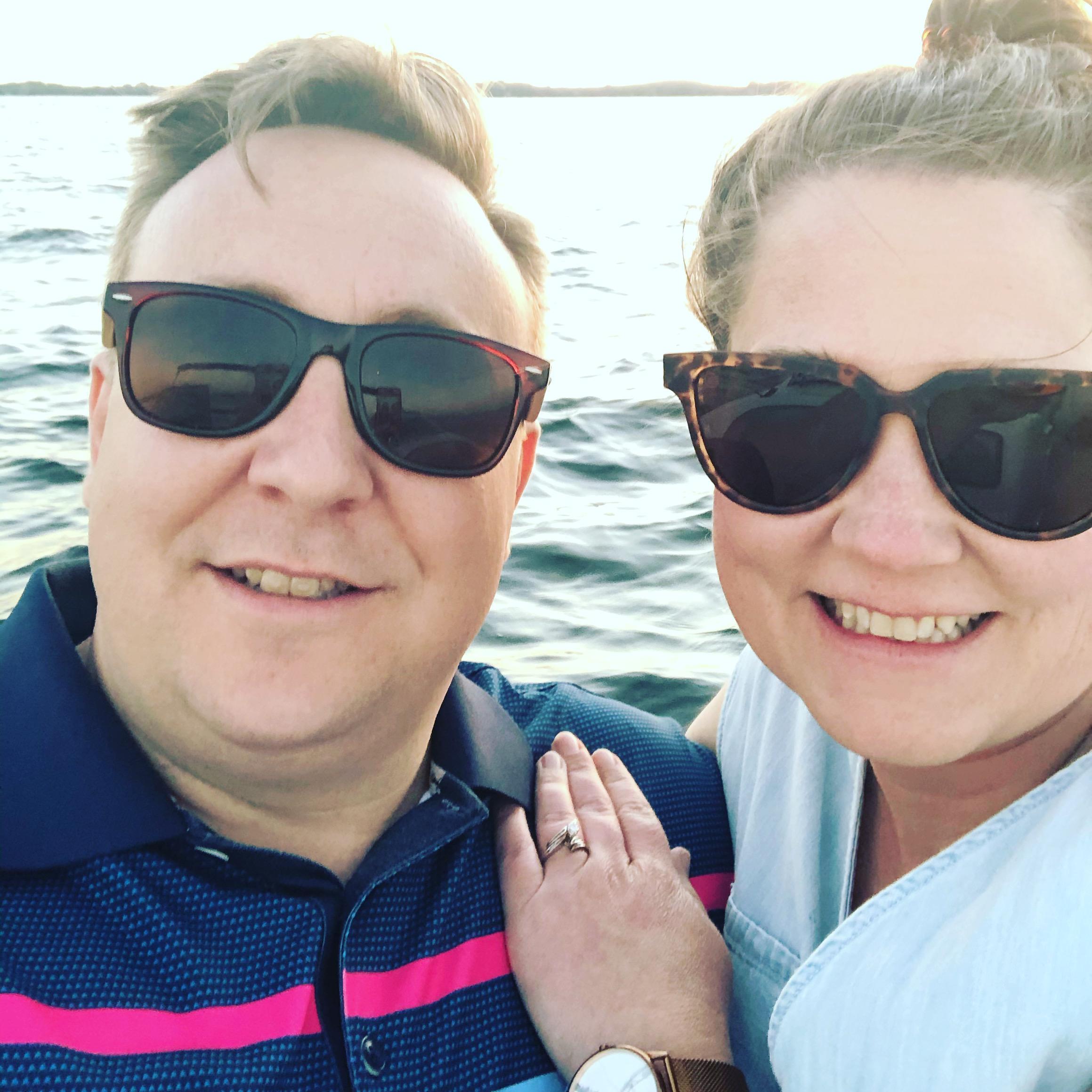 The day he proposed!