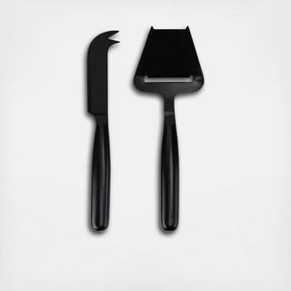 Nero 2-Piece Cheese Knife Set