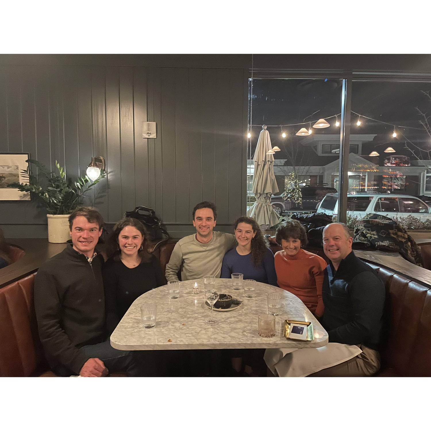 Celebrating New Year's Eve with Laura's family