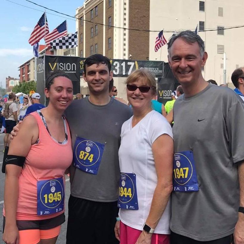 Run 317 with Tom and Cindy.
