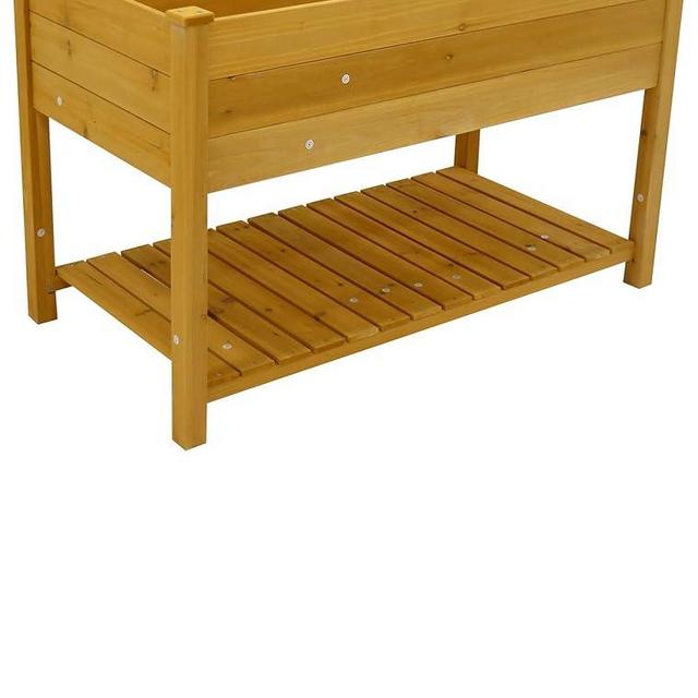 LIYAHUIA Raised Garden Bed Planter Box Landscaping Box Durable, Easy to Assemble Outdoor Planting Solution for Flowers, Herbs, and Vegetables.48.5"x30"x24.4"