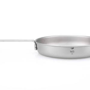 Keith Titanium Ti6034 Fry Pan with Folding Handle - 33.8 fl oz