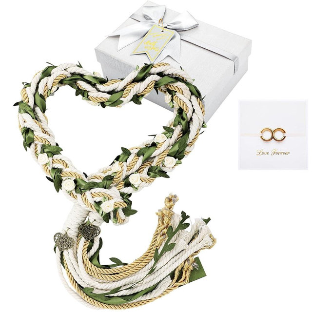 ReliThick Wedding Lasso Handfasting Cord for Wedding Ceremony Rustic Lasso Lazos Cord Traditional Catholic