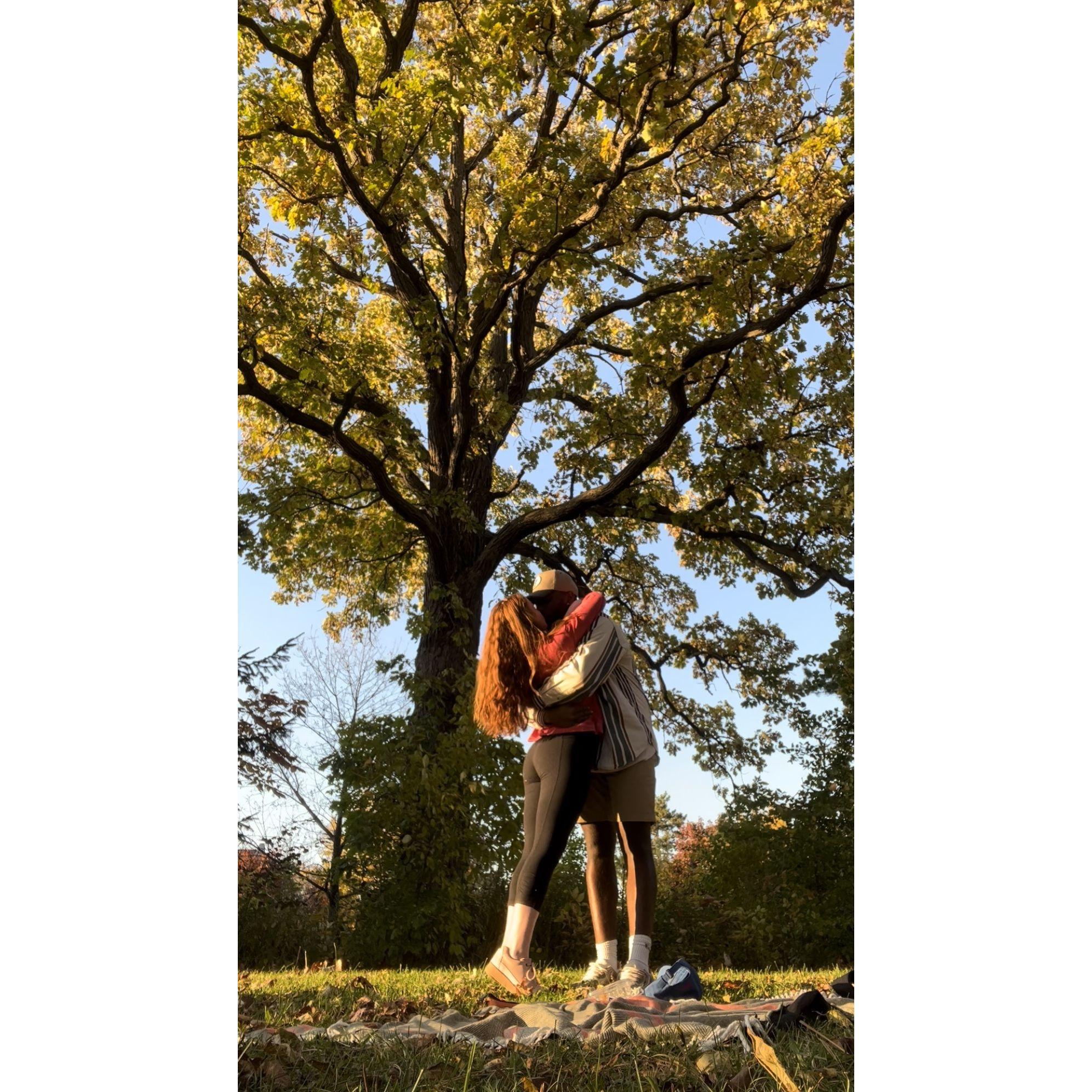 Another date under our tree