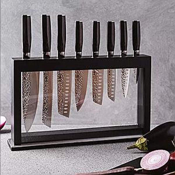 Cuisine::pro® Damashiro Emperor Hisa Knife Block Set, 9 Piece