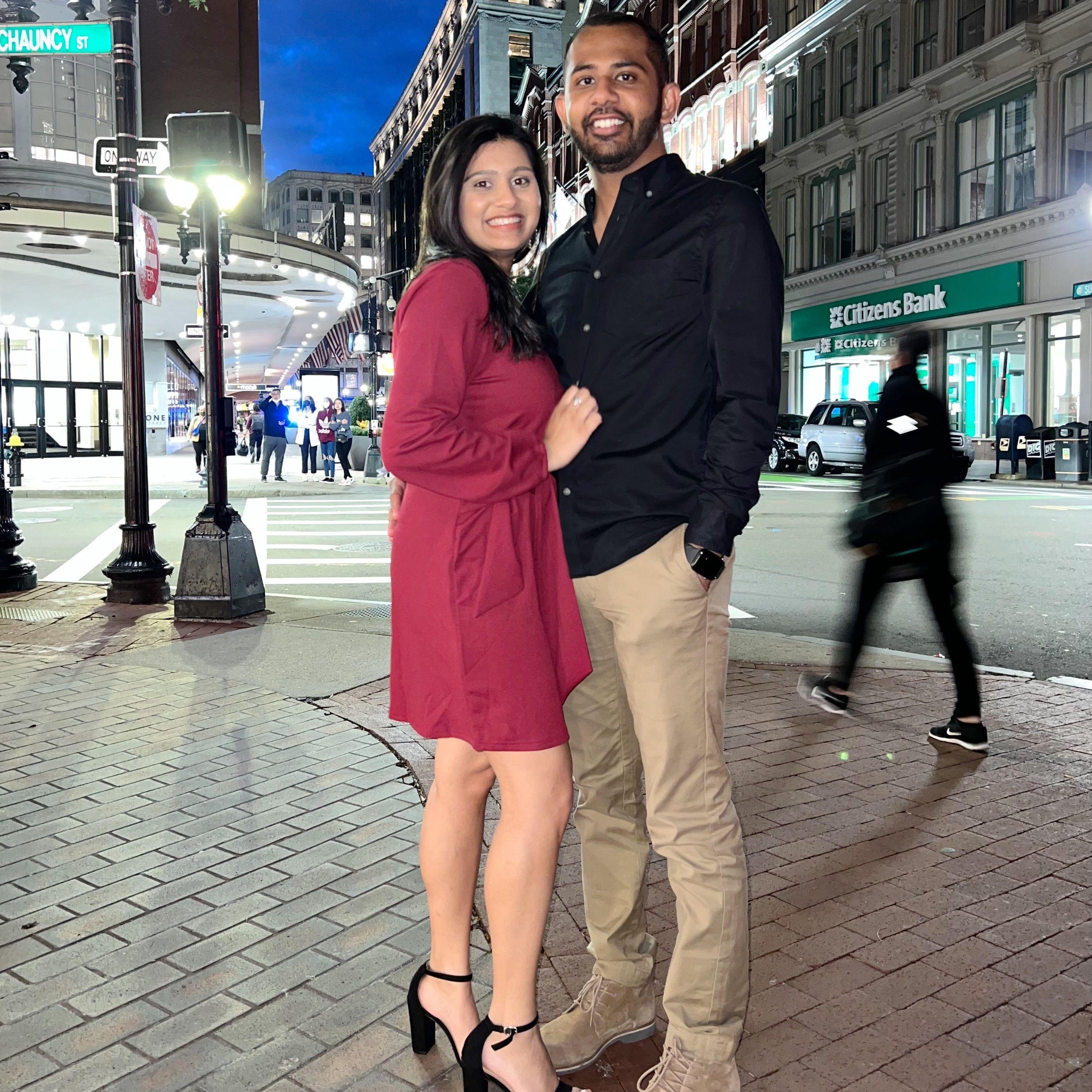 October 2021 | Date night in Boston for our 2 year anniversary