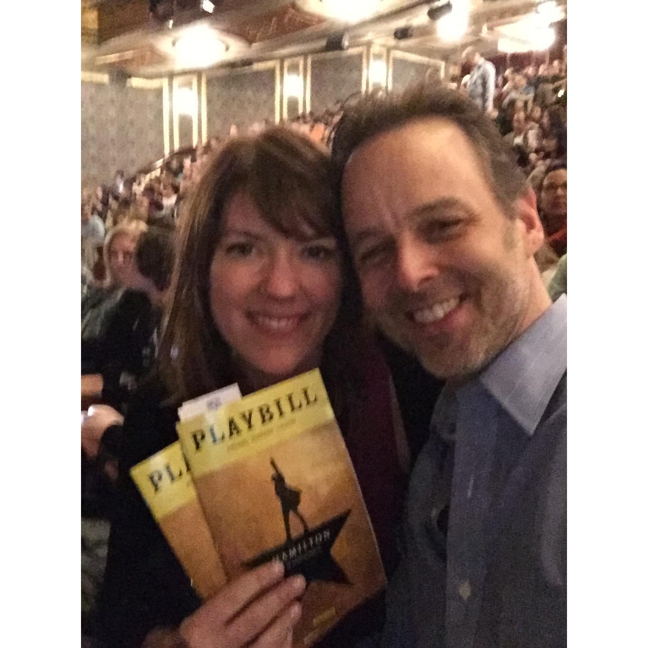 This guy had me SO surprised- I thought we were going to a friend's "reading of a new play" in NYC. Needless to say I was wooed by the best!