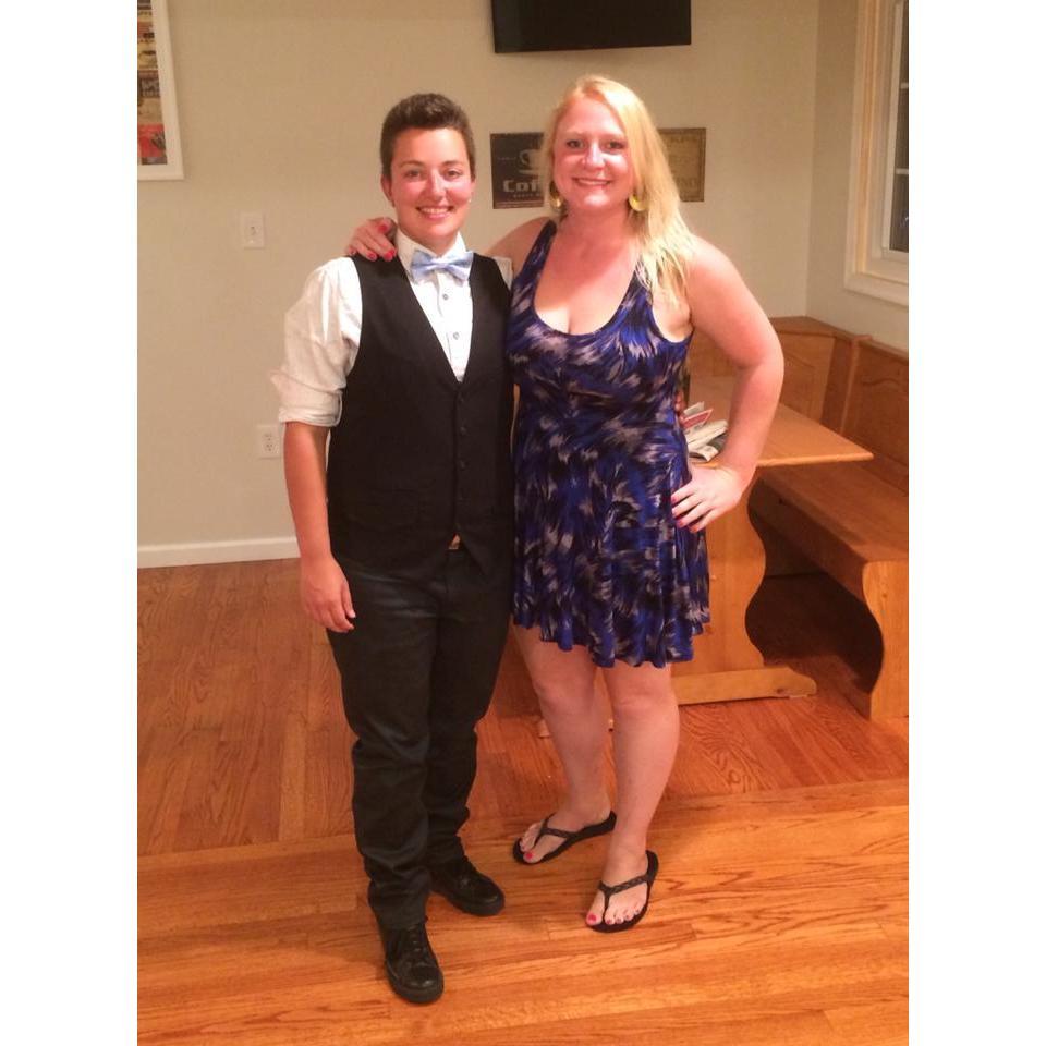 First wedding as "dates"!