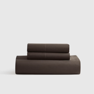 Organic Crisp Percale Fitted Sheet Set - King