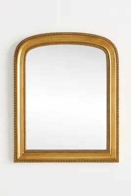 The Gleaming Louie Beaded Arched Gallery Wall Mirror