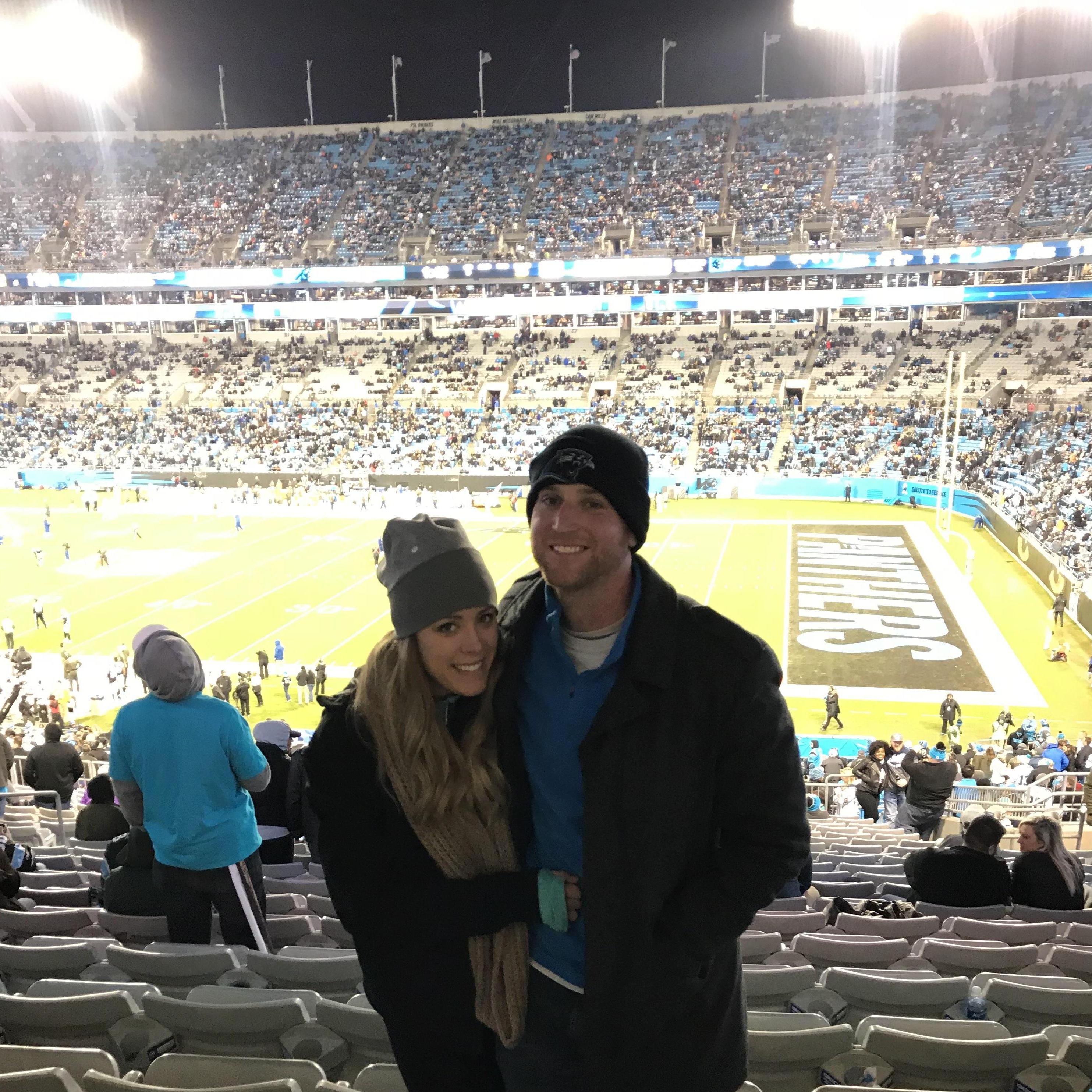 MNF action - Panthers vs Dolphins