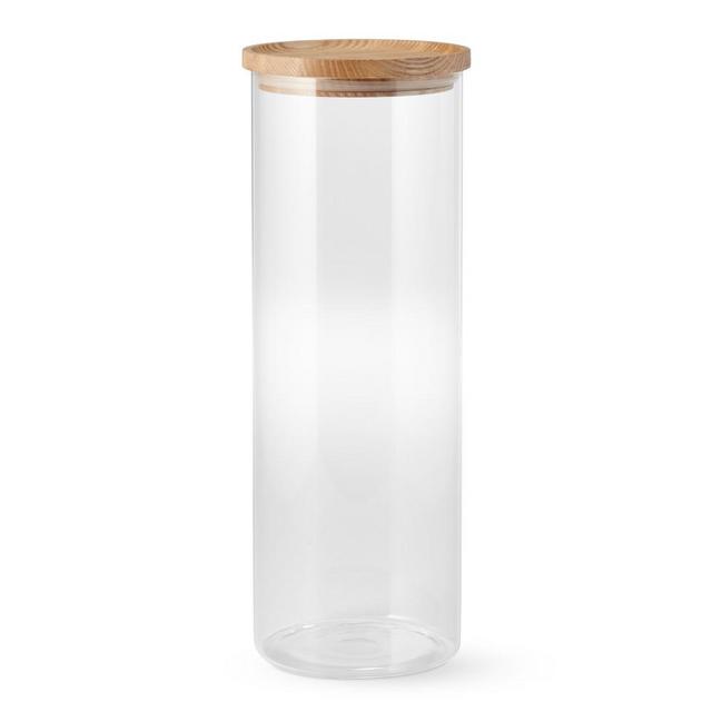 Stacking Glass Tall Canister