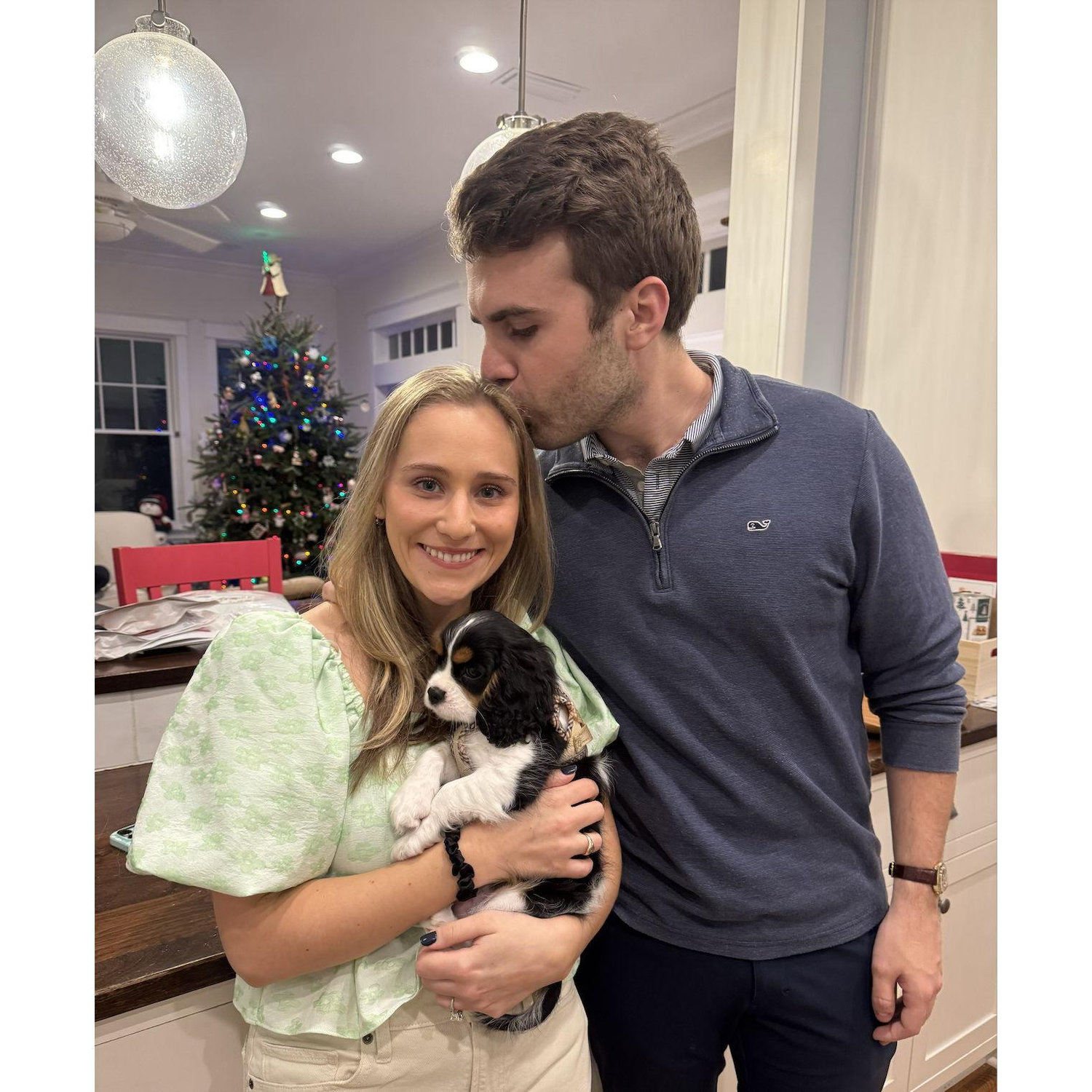Puppy's first Jewish Christmas