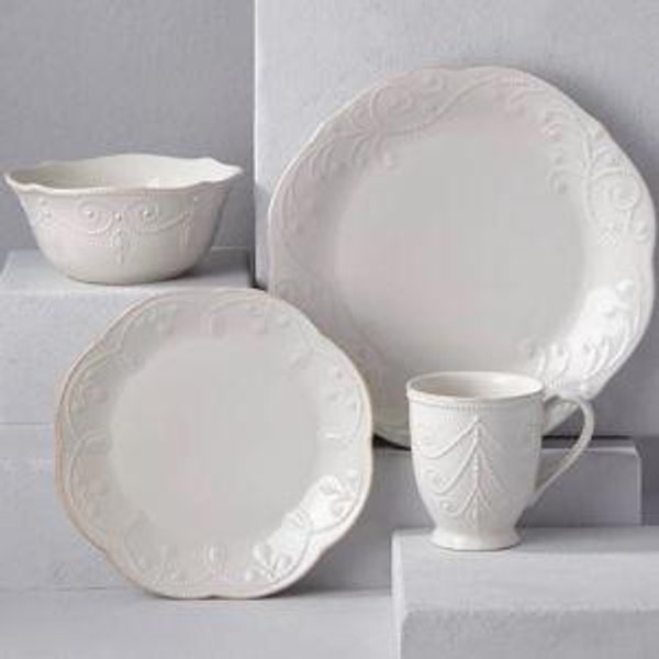 French Perle 4-Piece Place Setting