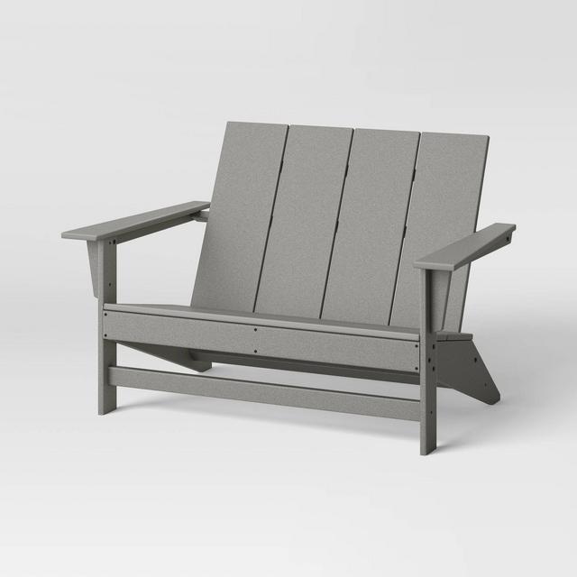 Moore POLYWOOD Patio Loveseat - Gray - Project 62™