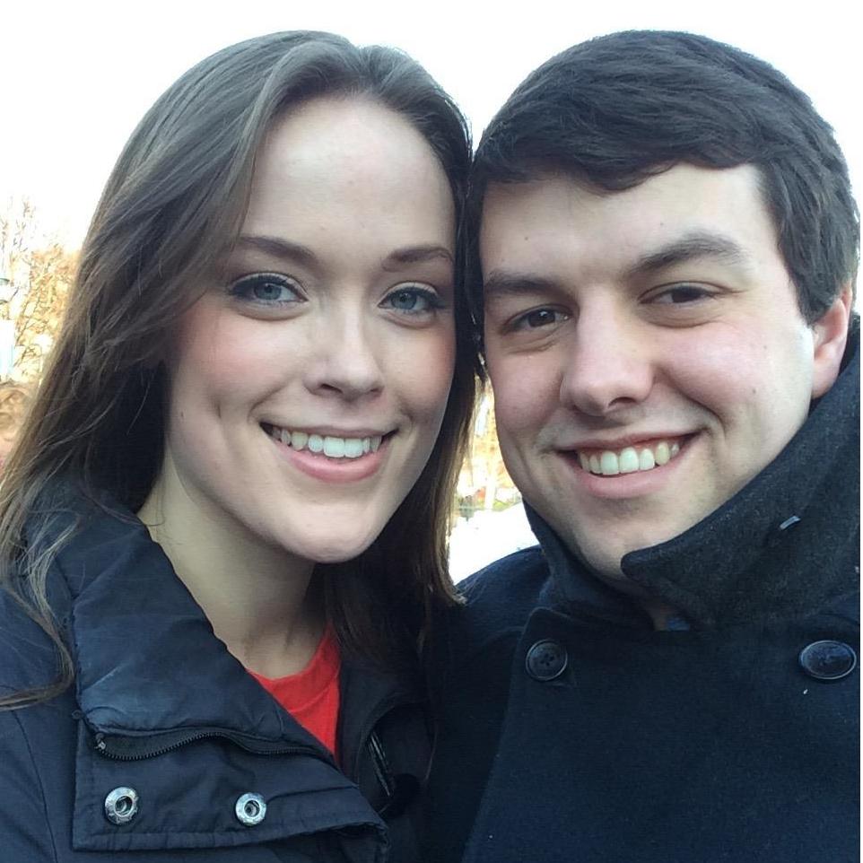 One of our first dates to the National Sculpture Garden's Ice Skating Rink
