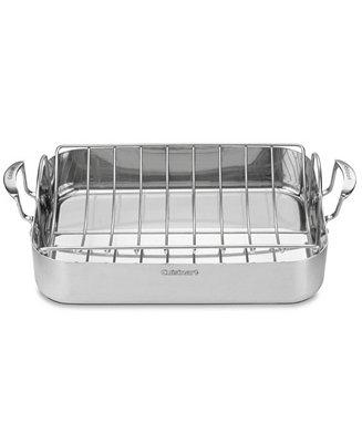 MultiClad Pro 16" Rectangular Roaster with Rack