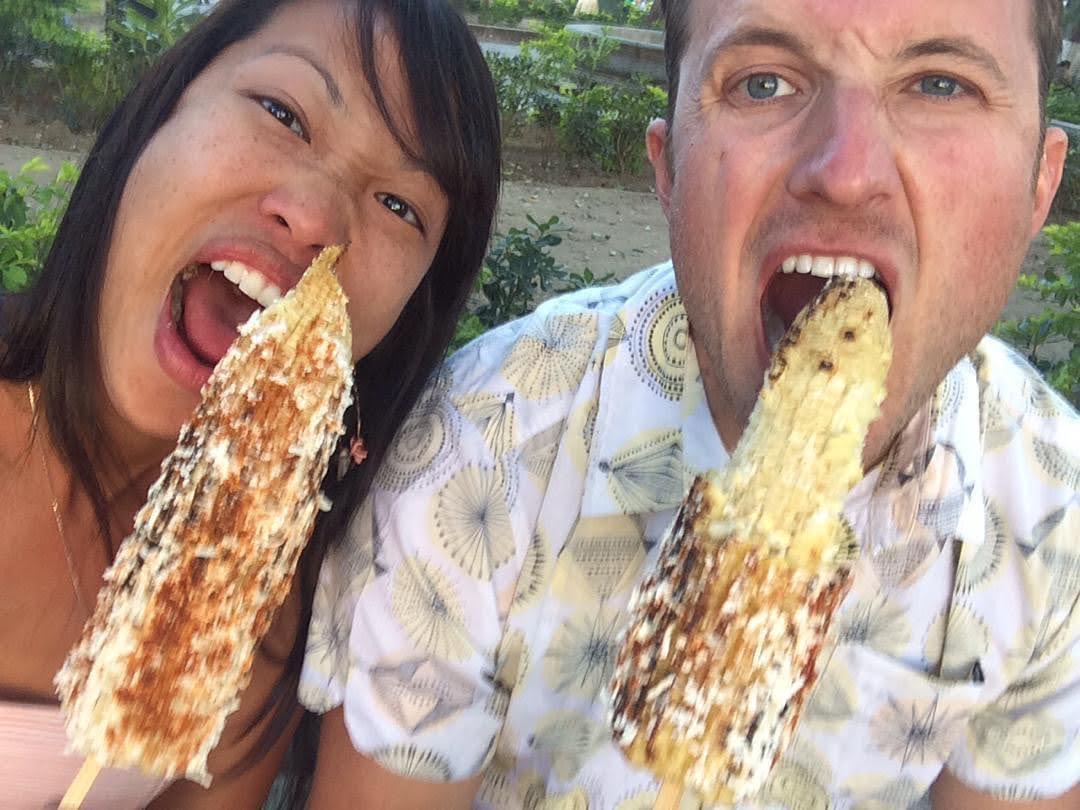 Elotes in Mexico