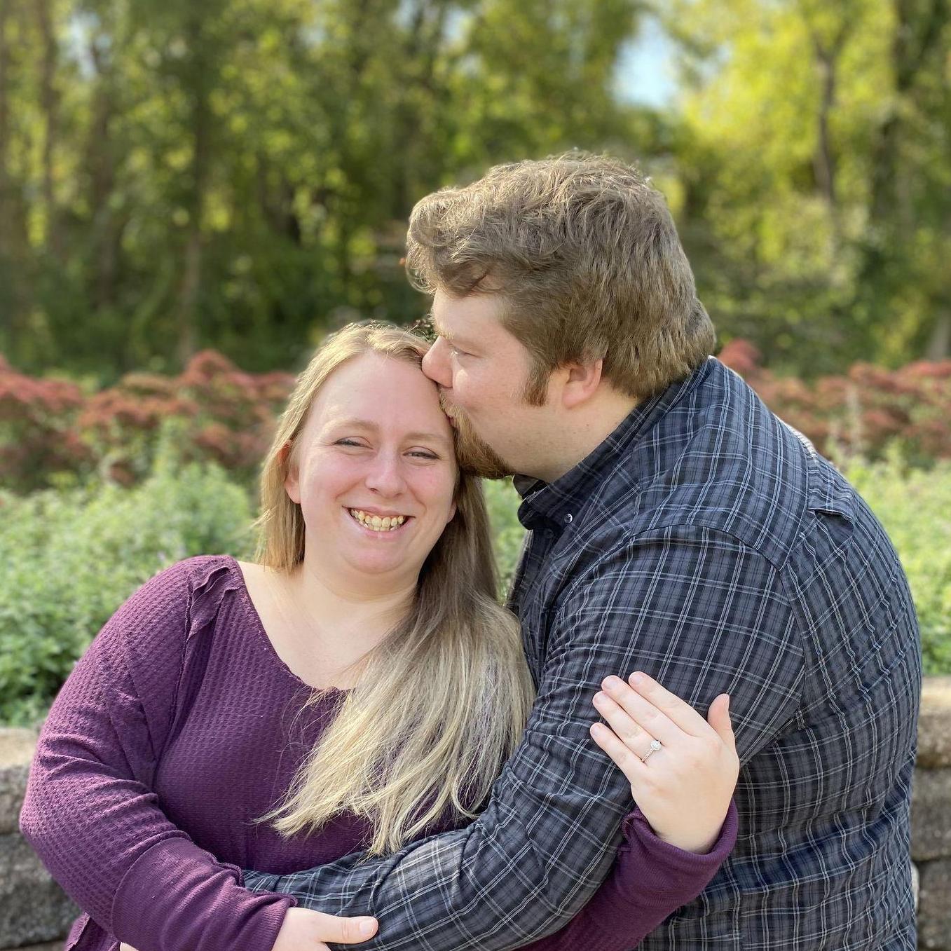Another engagement photo. Josh knows how to make me laugh.
