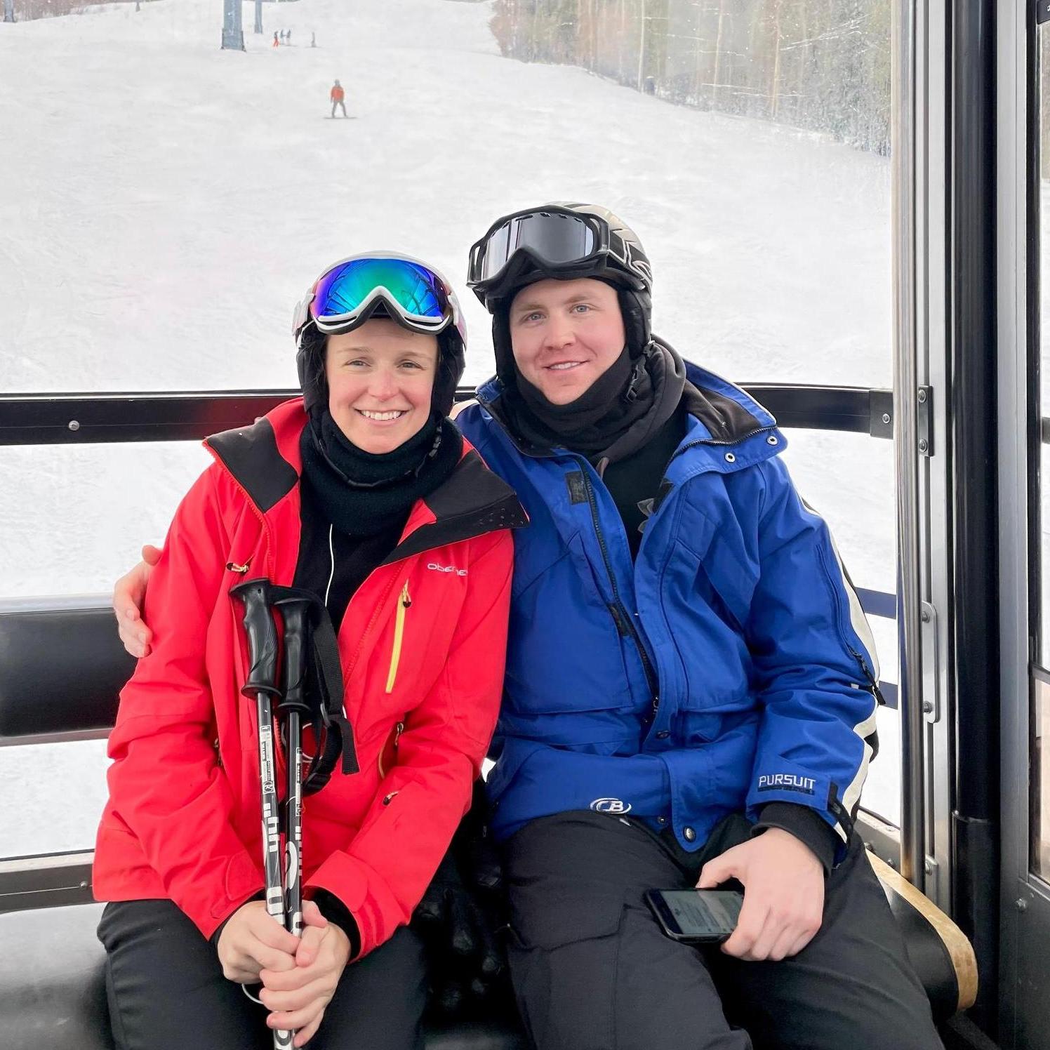 Skiing in Vail, Colorado