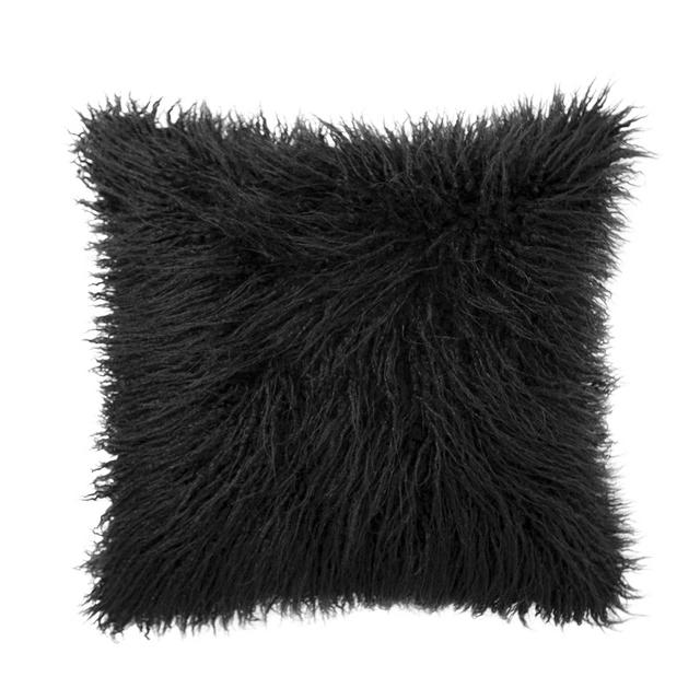 Ojia Deluxe Faux Fur Throw Pillow